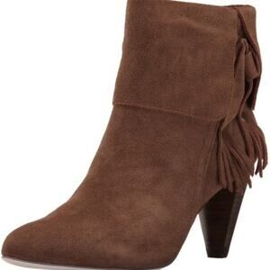 Corso Como Amber Suede Ankle Tassel Heeled Boots‎